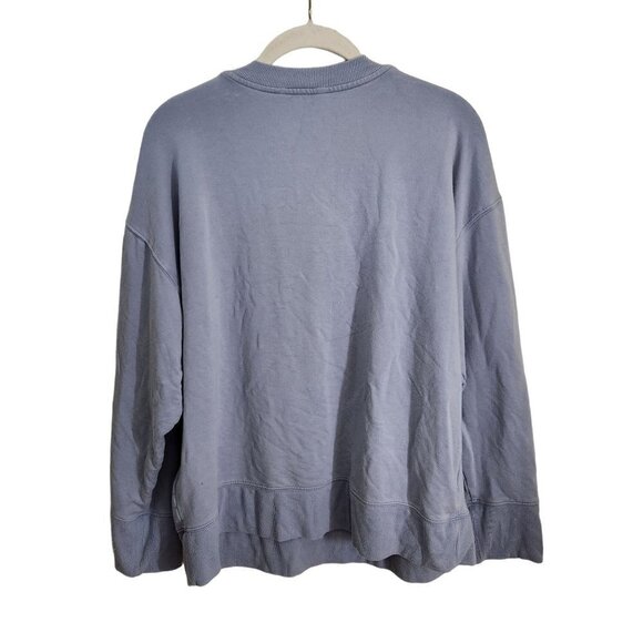 Athleta Balance Henley Sweatshirt Blue Star Size L - Picture 3 of 11